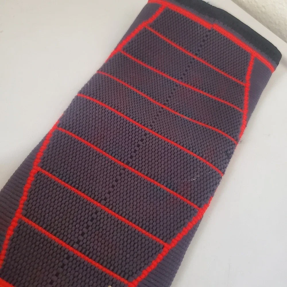 Rymora Elbow Compression Support Sleeve Small Grey Red Arthritis B07Z83RHMB